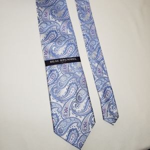 Beau Brummel Soho Blue Paisley Tie